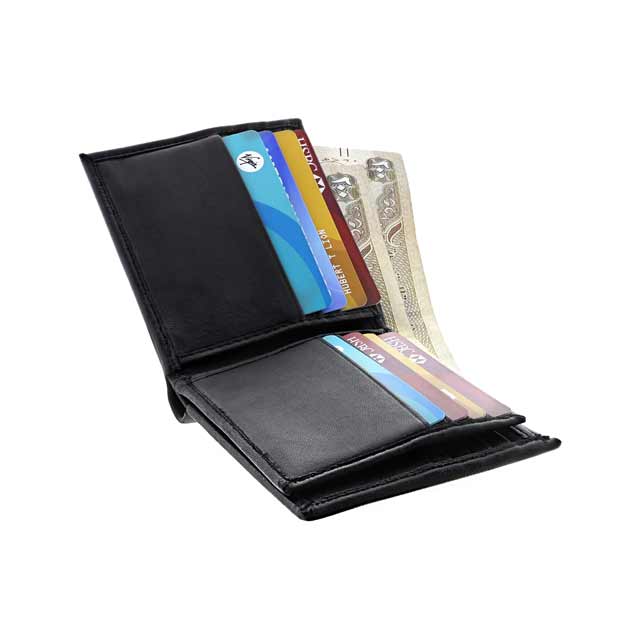 Genuine Leather Wallet And Card Holder Set