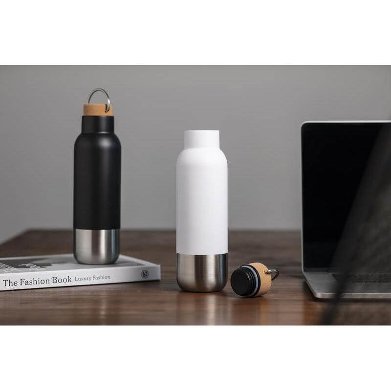 Recycled Stainless Steel Insulated Water Bottle - White