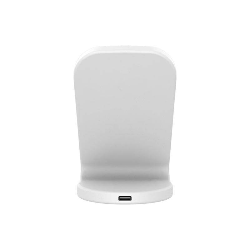 Recycled 10W Wireless Charger Phone Stand - White