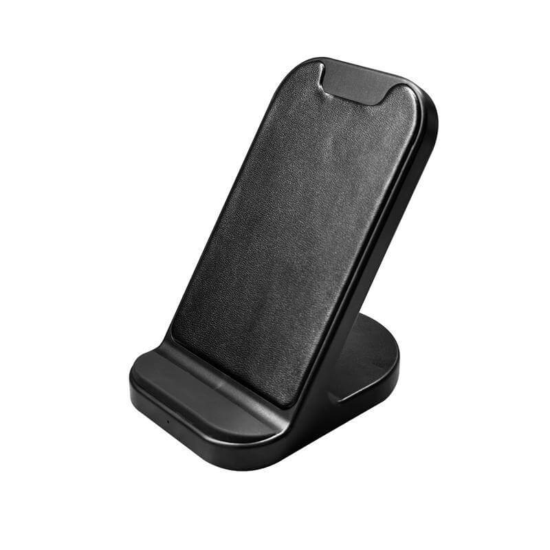 Recycled 10W Wireless Charger Phone Stand - Black