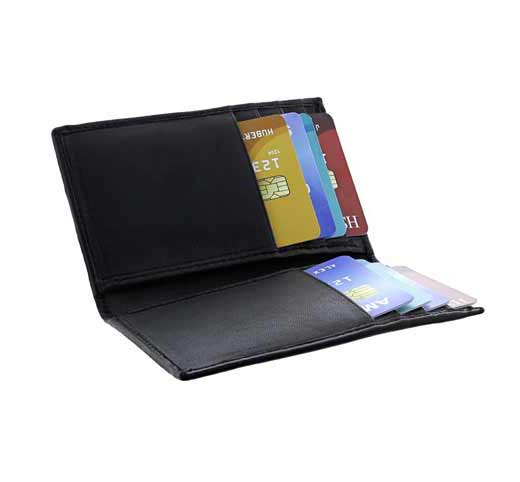 Genuine Leather Wallet And Card Holder Set