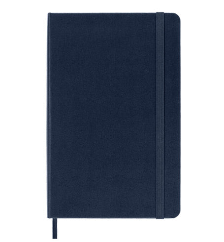 Medium Ruled Hard Cover Notebook - Prussian Blue