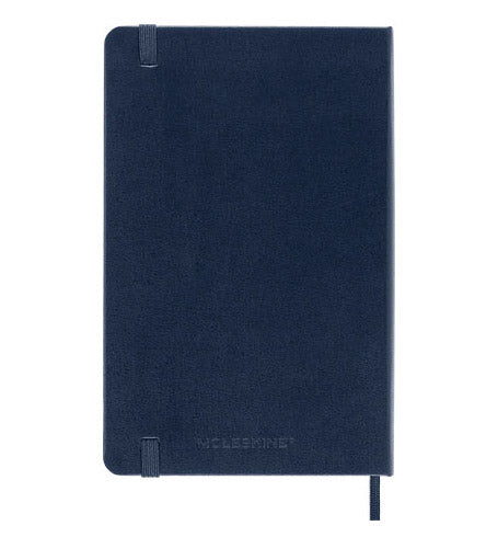 Medium Ruled Hard Cover Notebook - Prussian Blue