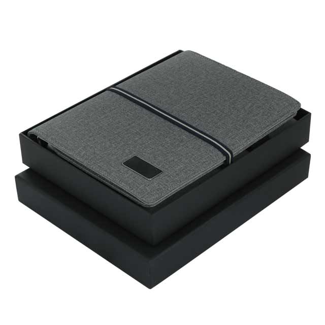 A5 Notebook Organiser With 10000mAh Powerbank - Grey