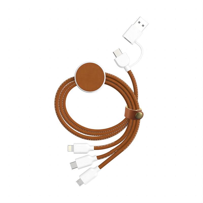 Recycled Charging Cable - 6-in-1 White
