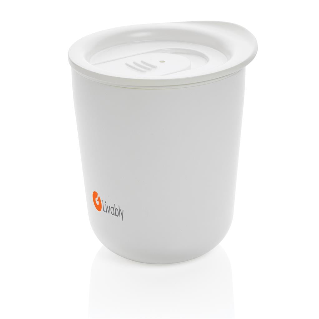 Classic Coffee Tumbler - White (anti-microbial)