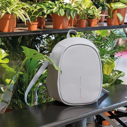 Anti-Theft Backpack - Light Grey