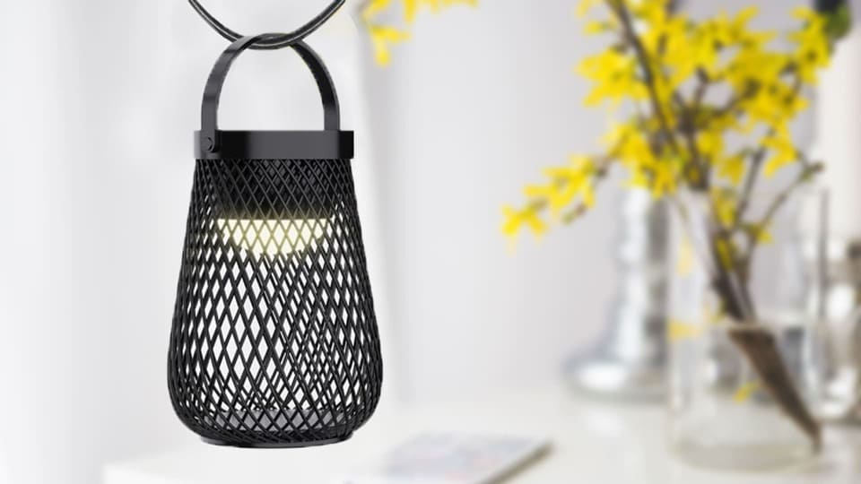 Wireless Speaker Lamp - Black