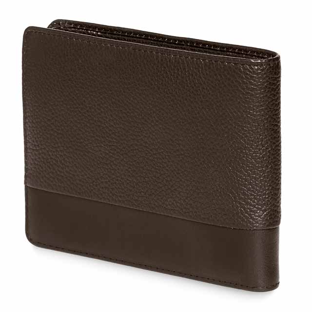 Classic Match Genuine Leather Wallet - Brown
