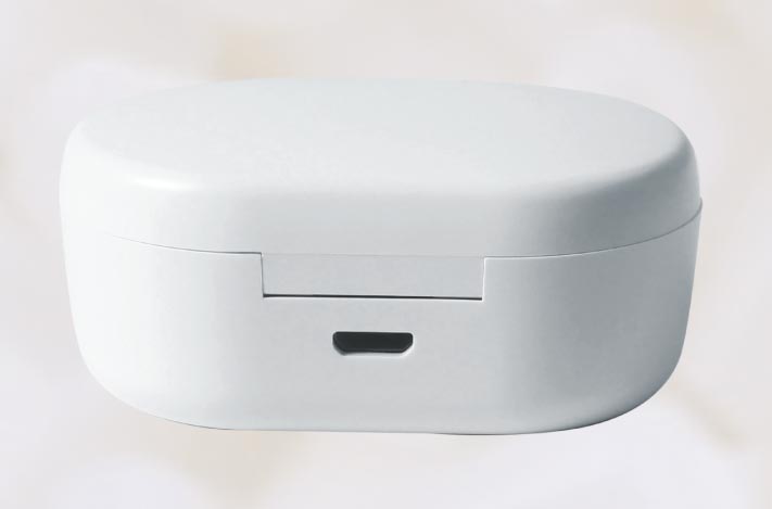 RCS standard recycled plastic TWS Wireless Earbuds - White