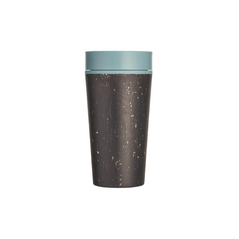 Circular Cup Black & Faraway Blue 12oz