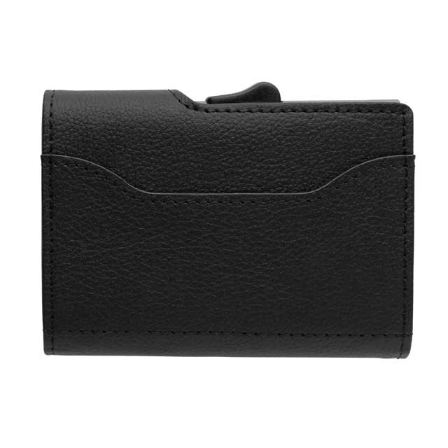 C-secure PU RFID Card Holder & Wallet Black