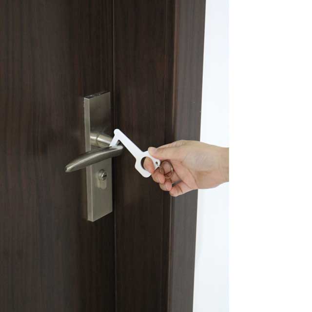 Keyring Tool - White (Anti-Microbial)