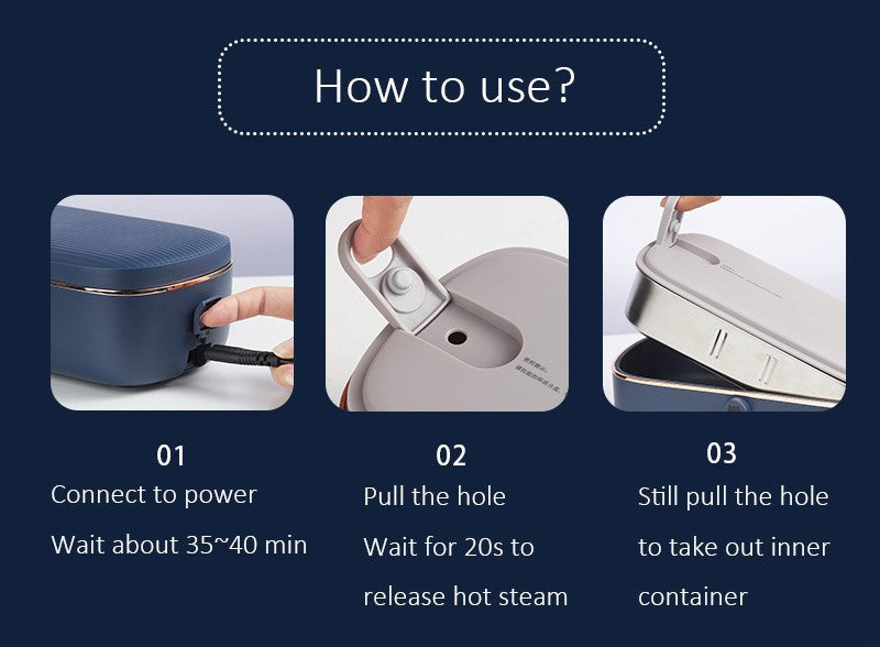 Electric Lunch Box - Black