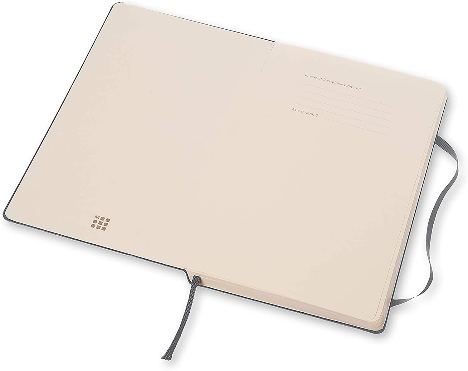 Hard Cover Large Ruled Notebook - Slate Grey