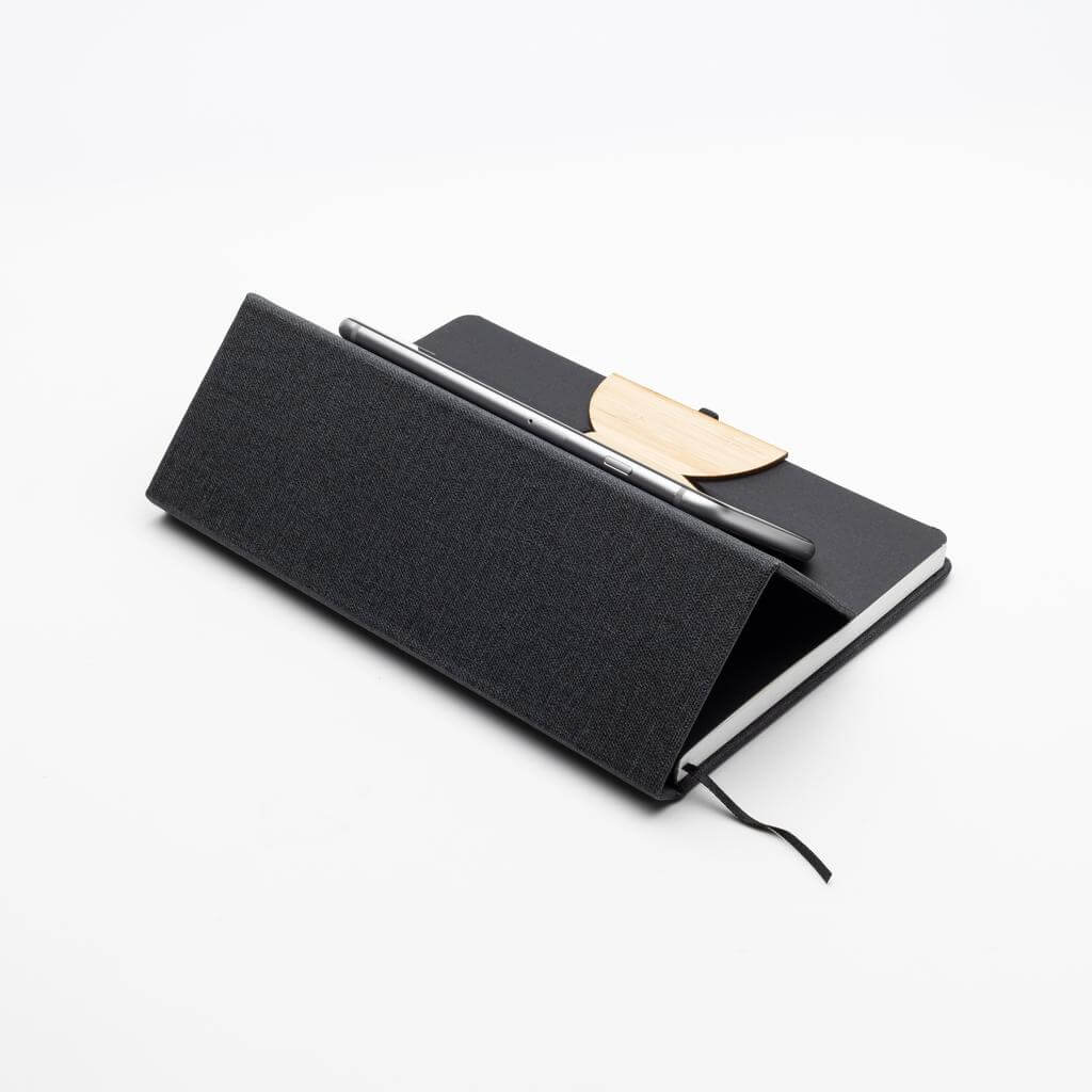 A5 Notebook and Pen with Bamboo Element