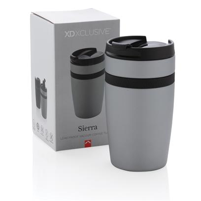 Leak Proof Vacuum Coffee Tumbler - Silver