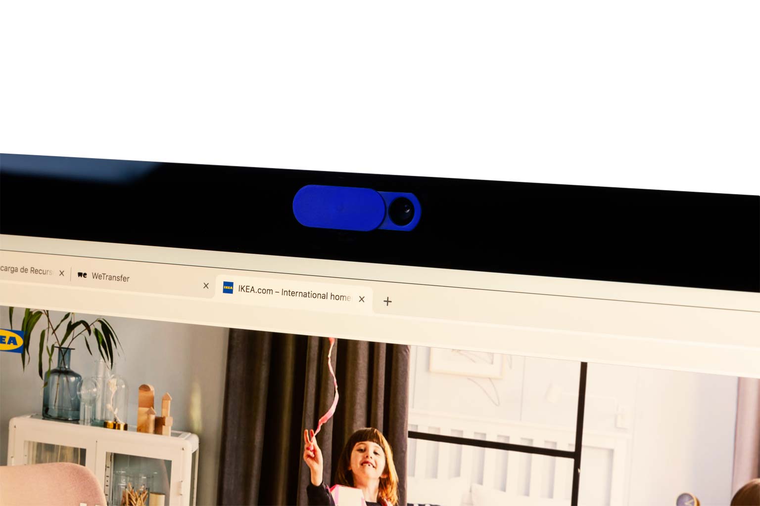 Adhesive Webcam Cover Blue