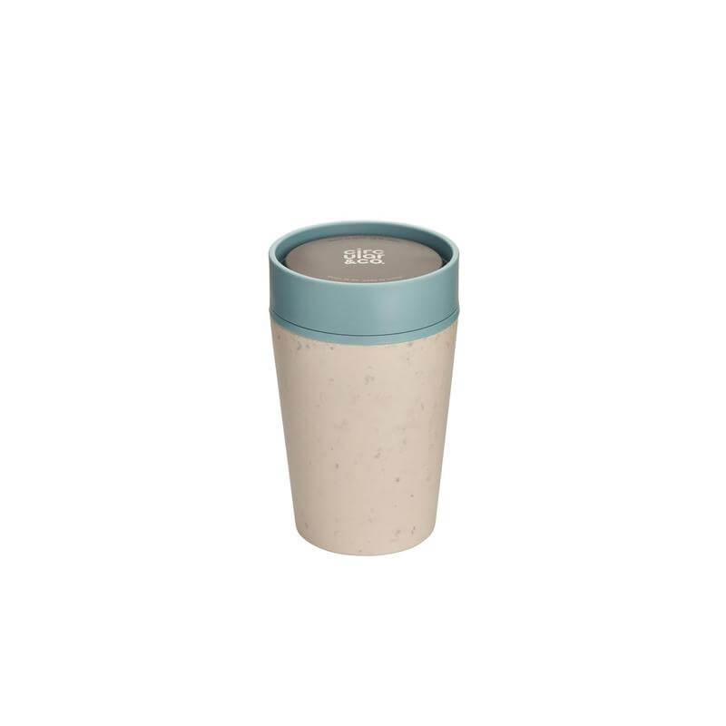 Circular Cup Cream & Faraway Blue 8oz
