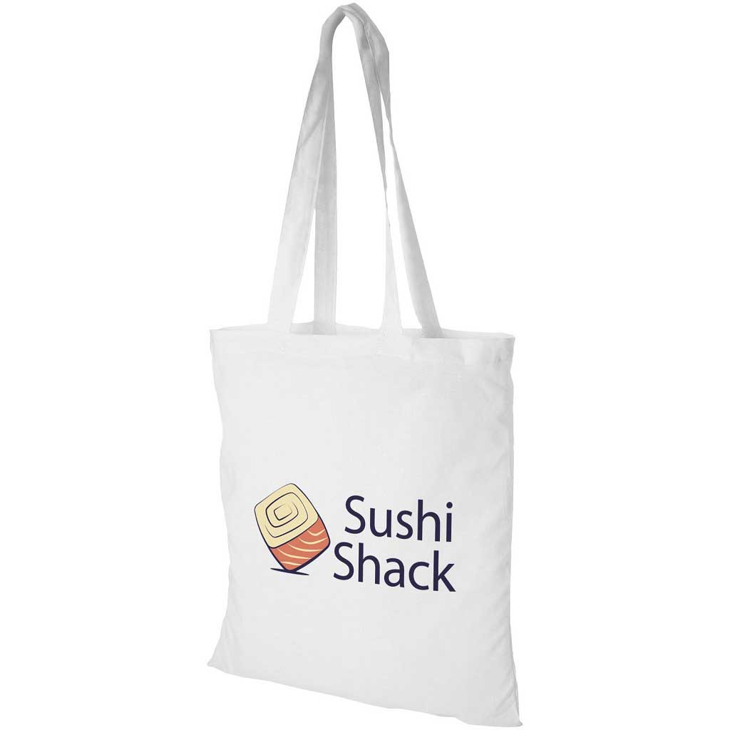 Eco-Friendly Cotton Shopping Bags - White