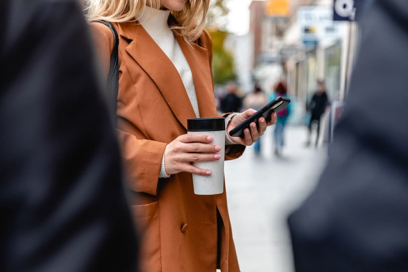 Circular Cup Black & Faraway Black 8oz