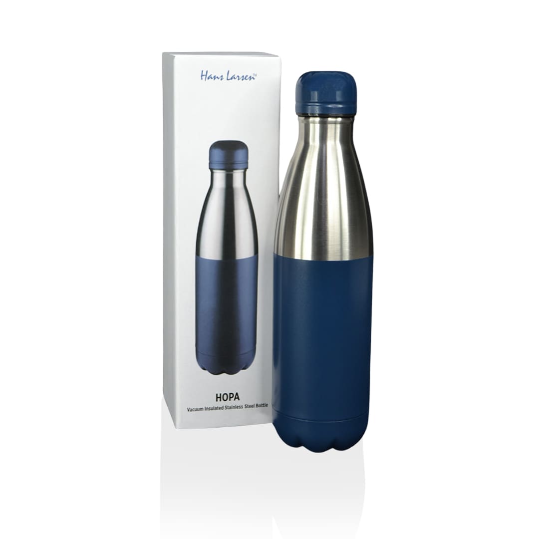 Double Wall Stainless Steel Water Bottle - Blue