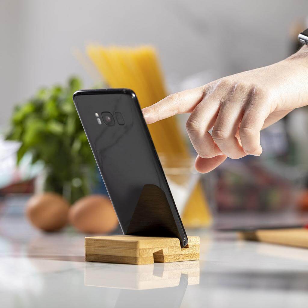 Bamboo Mobile Holder & Stand