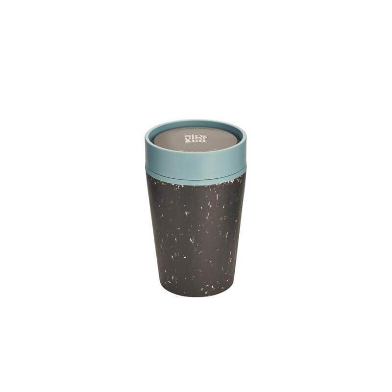 Circular Cup Black & Faraway Blue 8oz
