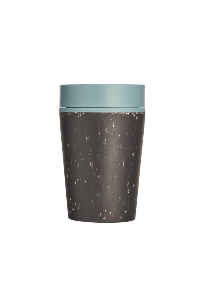 Circular Cup Black & Faraway Blue 8oz