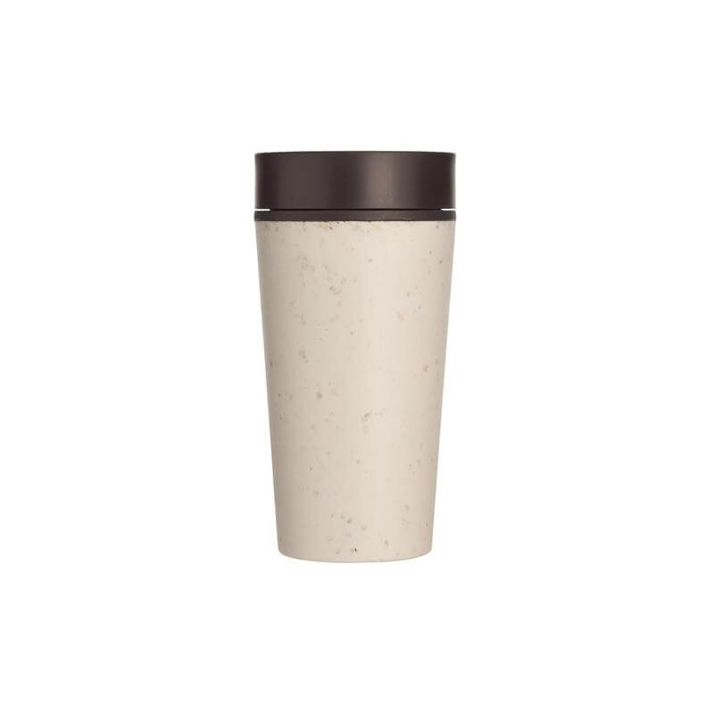 Circular Cup Cream & Cosmic Black 12oz