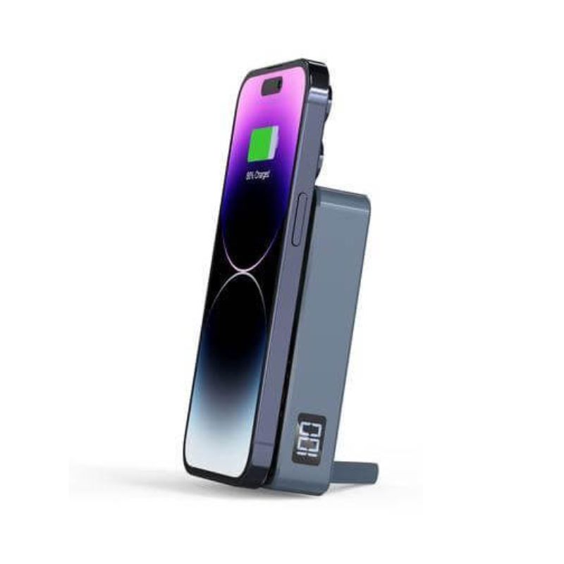 10000mAh Magnetic 15W Wireless Powerbank - Blue