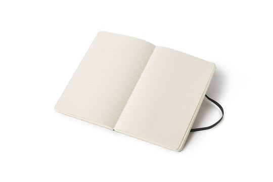 Large Ruled Soft Cover Notebook - Black