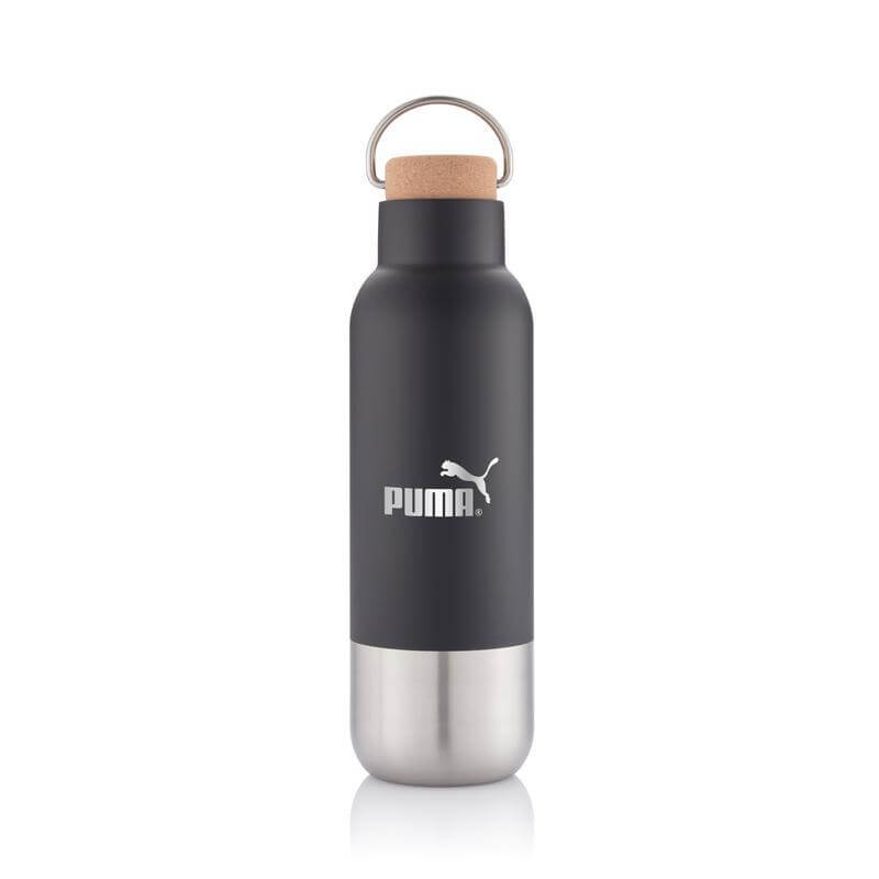 Recycled Stainless Steel Insulated Water Bottle - Black