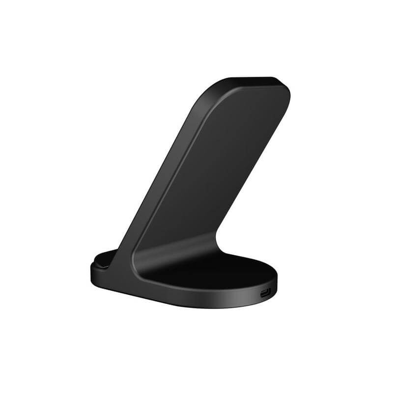 Recycled 10W Wireless Charger Phone Stand - Black