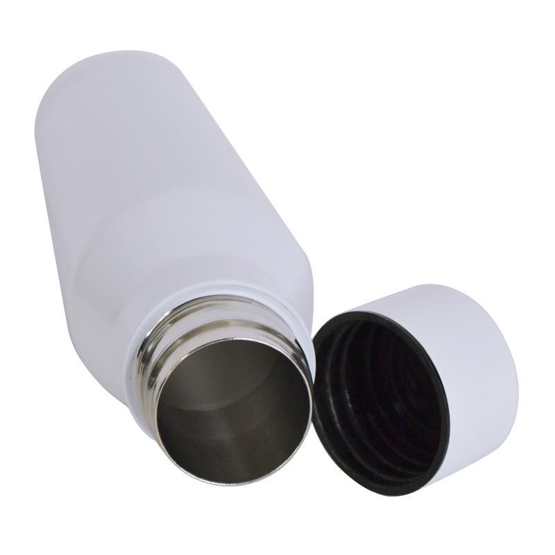Double Wall Water Bottle - White