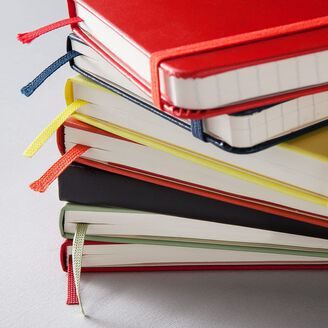 Medium Ruled Hard Cover Notebook - Prussian Blue