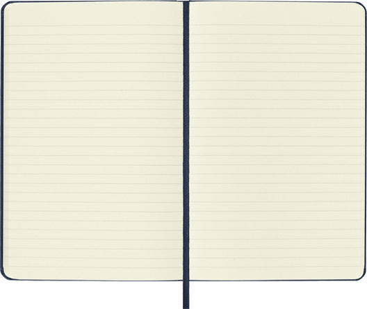 Medium Ruled Hard Cover Notebook - Prussian Blue