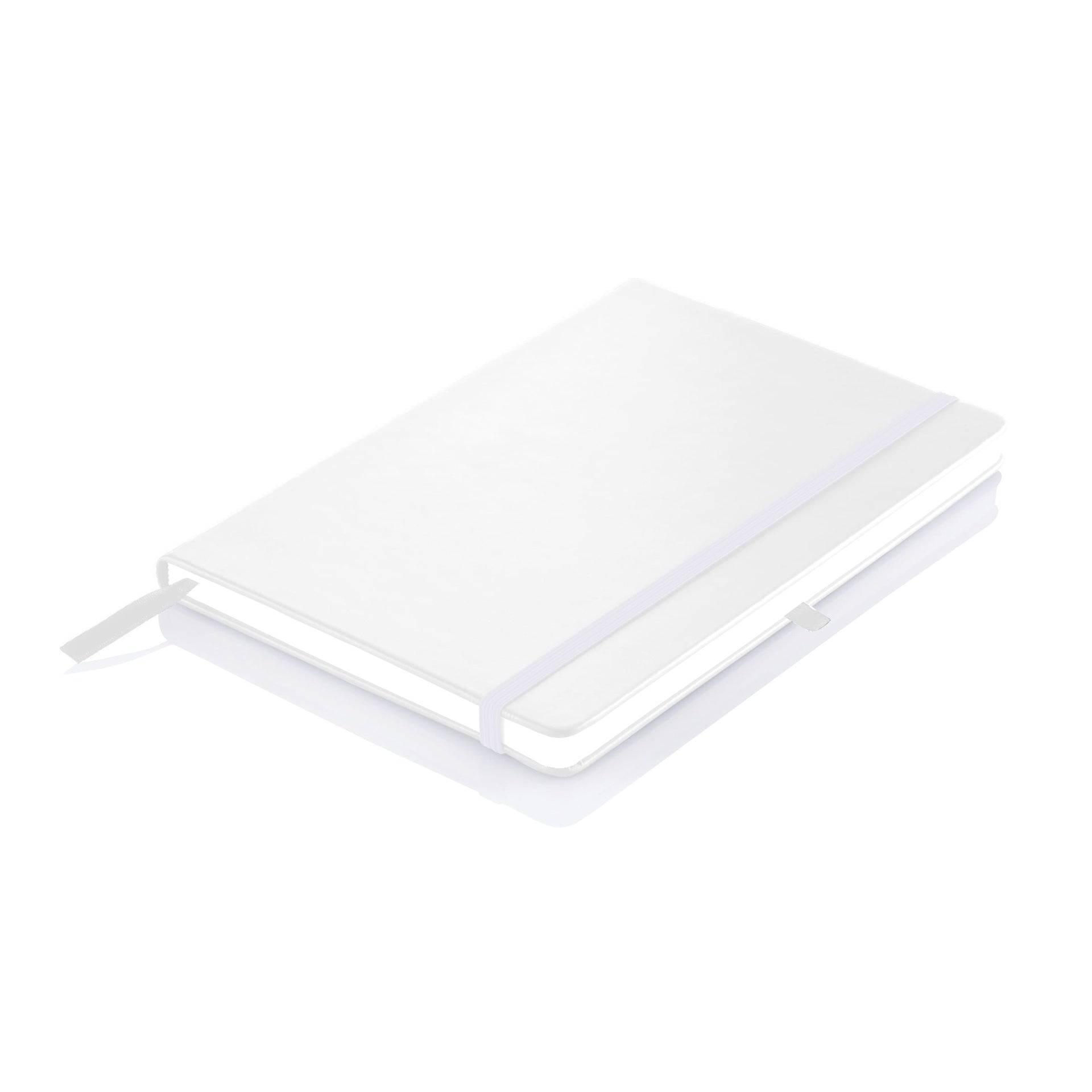 A5 Hard Cover Notebook and Pen Set - White