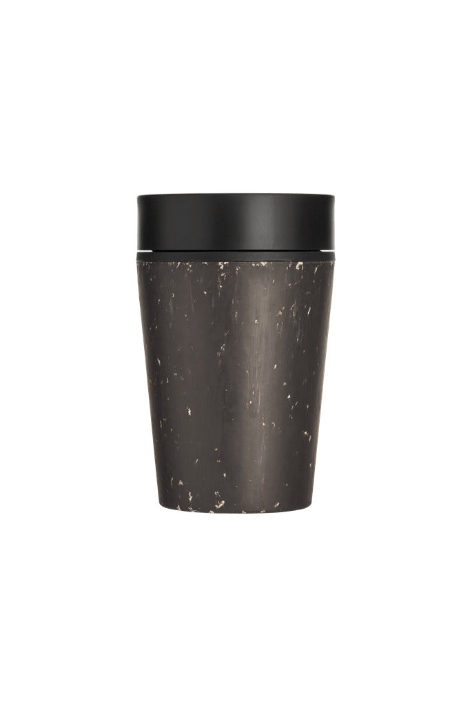 Circular Cup Black & Cosmic Black 8oz