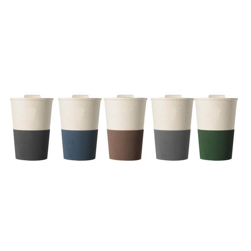Reusable Wheatstraw Cup 350ml - Grey