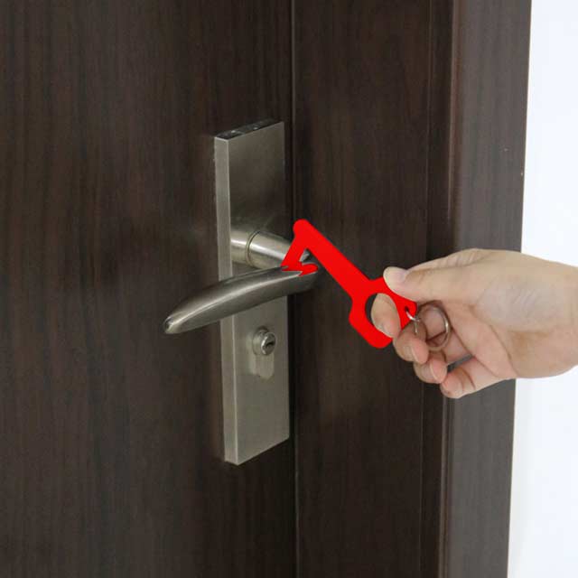 Keyring Tool - Red (Anti-Microbial)