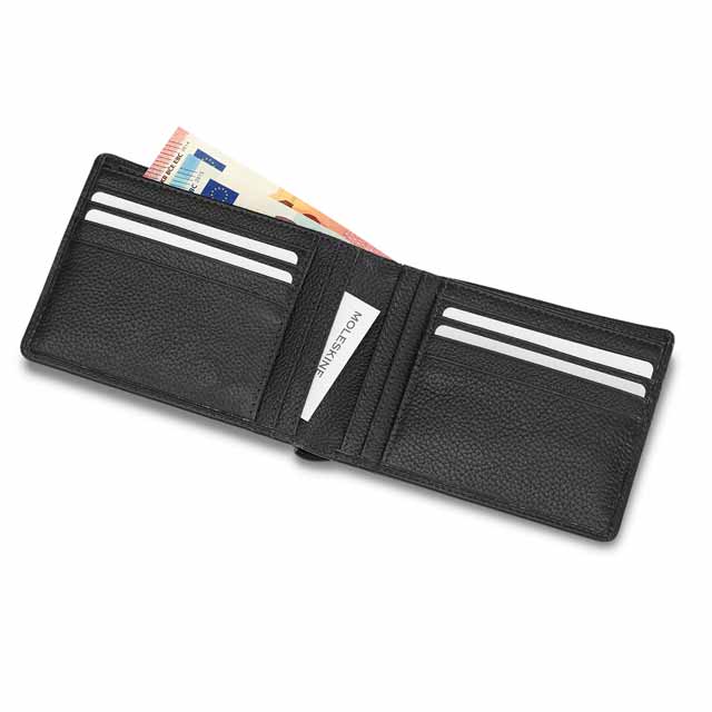 Classic Match Genuine Leather Wallet - Black