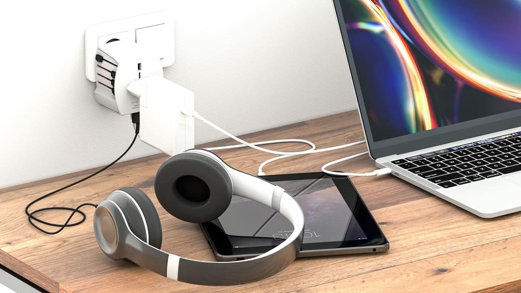 Travel Adapter MUV USB (AC) - USB & Type C ports