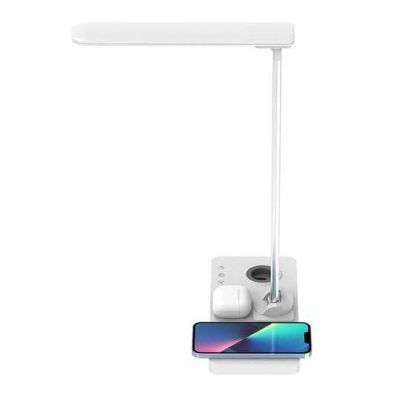 Wireless Charger with Desk Lamp 3 in 1 - White