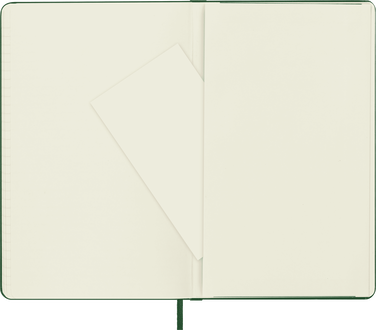 Large Ruled Hard Cover Notebook - Myrtle Green