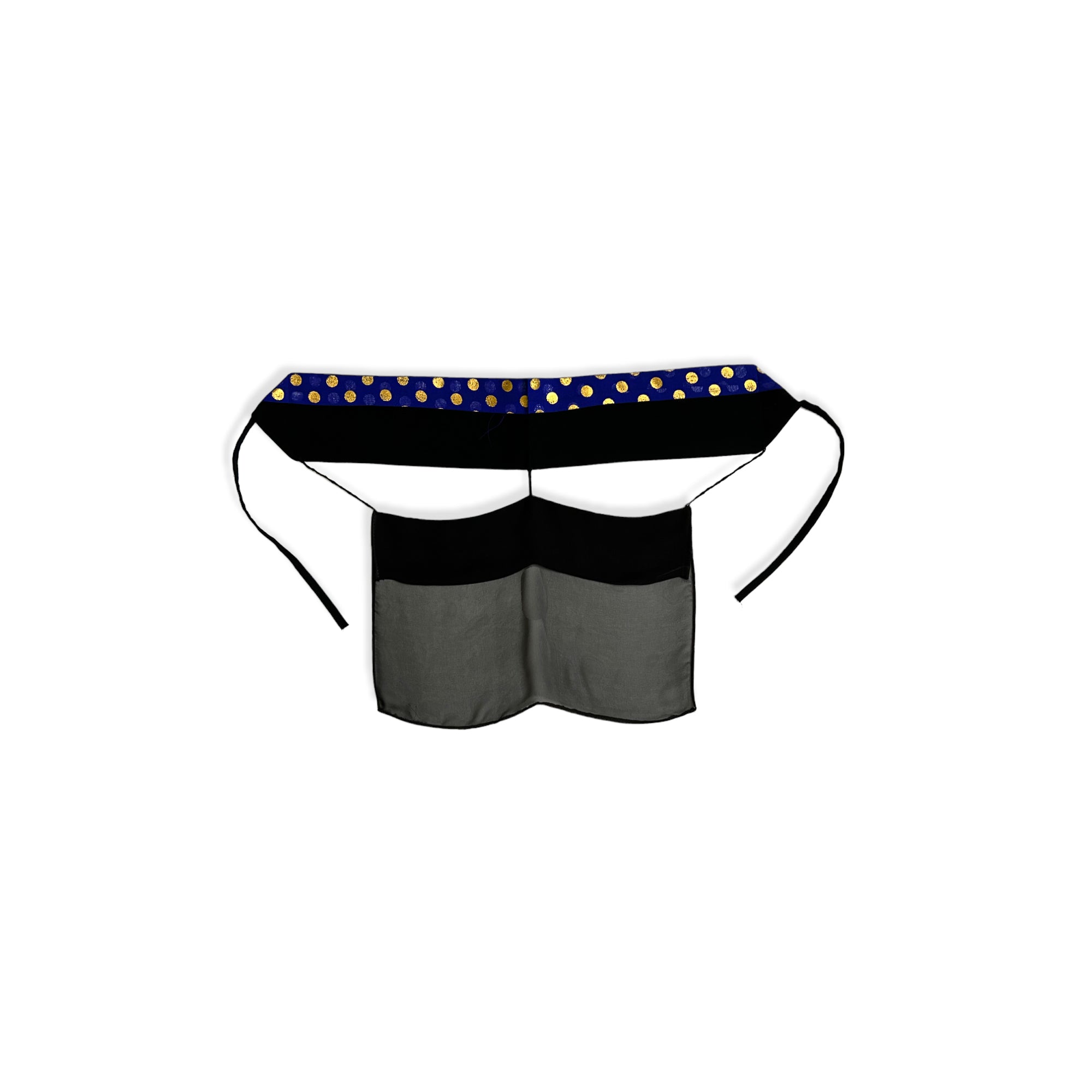 Polka-Dot Traditional Pattern Patch Work Face Veil Burqa