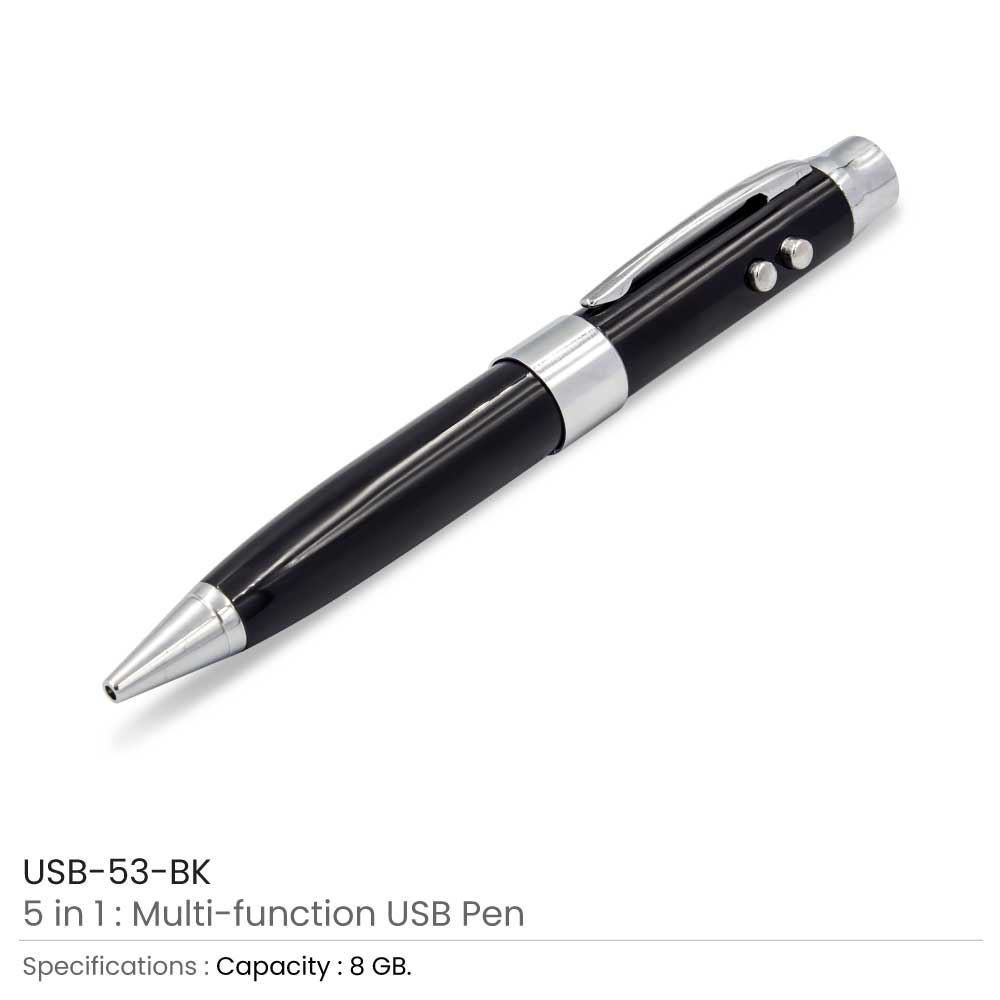 5 in 1 Multi-function Pen USB 8GB