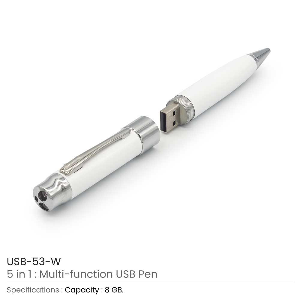 5 in 1 Multi-function Pen USB 8GB