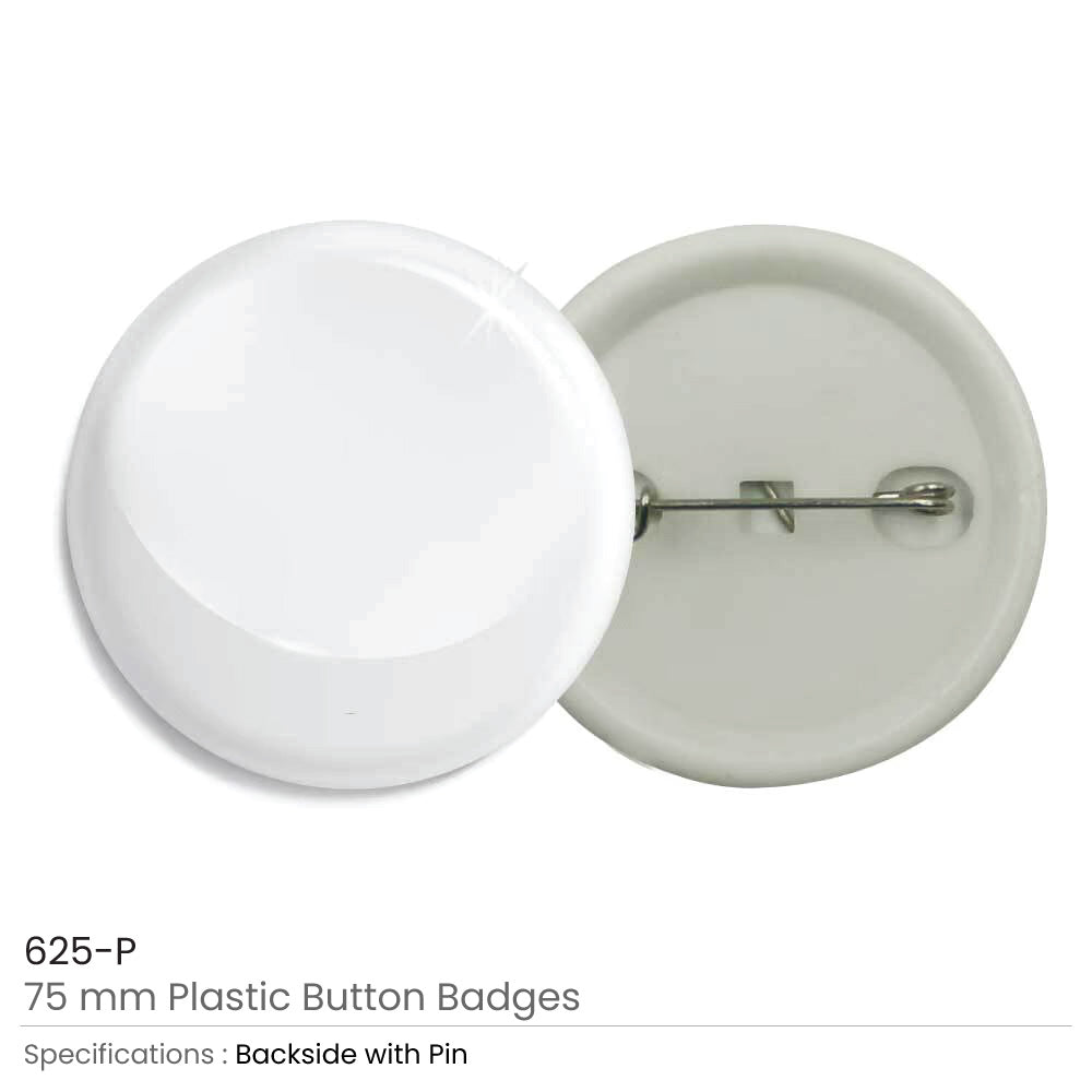 Plastic Button Badges