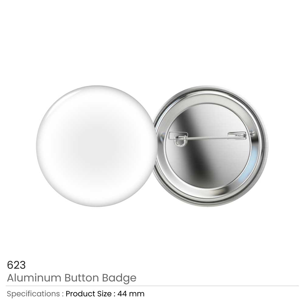 Aluminum Button Badges